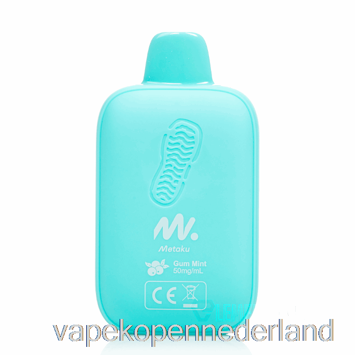 Vape Nederland Metaku Moonwalk 9000 Wegwerpgom Mint